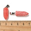 Synthetic Rhodochrosite Pendants G-Z067-07P-18-3