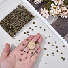 500Pcs 10 Styles Tibetan Style Spacer Beads FIND-BM0001-32-3