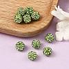 Pave Disco Ball Beads RB-H258-8MM-214-4