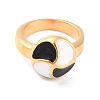 Enamel Windmill Finger Ring for Women RJEW-L103-03-G-2