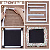 Plastic Cross Stitch Embroidery Hoops DIY-NB0014-42-3