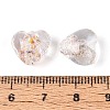 Handmade Foil Glass Beads FOIL-N029-09A-8