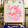 PET Plastic Drawing Painting Stencils Templates DIY-WH0244-147-5