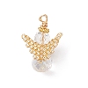 Glass Pendants PALLOY-MZ00955-01-1