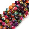 Natural Agate Beads Strands G-NH0001-G14-01-1