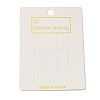 Gold Stamping Cardboard Hair Clip Display Cards CDIS-M005-15-2