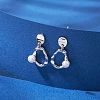 Natural Pearl Ear Studs EJEW-P286-22P-4