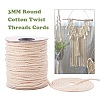 Round Cotton Twist Threads Cords OCOR-L006-D-15-6