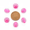 Transparent Acrylic Beads TACR-S154-11A-82-4