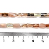Electroplate Glass Beads Strands EGLA-D030-07B-4