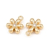 Rack Plating Alloy Rhinestone Pendants PALLOY-T096-08G-02-2