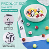 Handmade 8 Ball Polymer Clay Beads CLAY-TA0001-84B-4