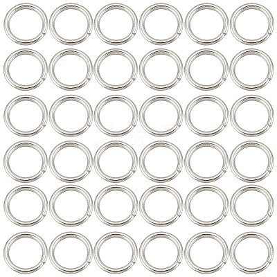304 Stainless Steel Open Jump Rings STAS-SC0006-10B-1