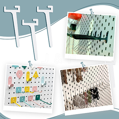 32Pcs Acrylic Pegboard Hook DIY-BC0015-26-1