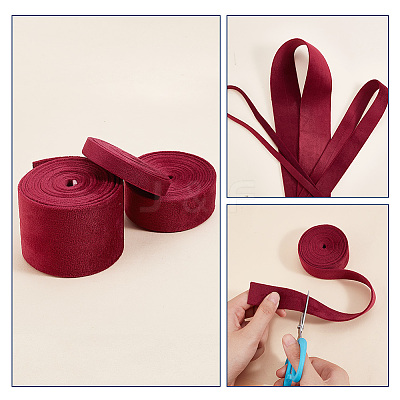 3 Rolls 3 Styles Velvet Ribbon OCOR-BC0005-39C-1
