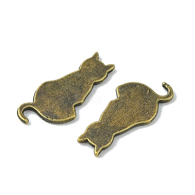 Alloy Kitten Cabochons PALLOY-WH0051-01AB-06-1