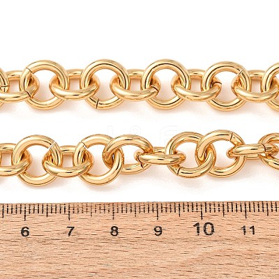 11.5MM 304 Stainless Steel Ring Link Chain Necklaces SA-CBA4160-19G-1