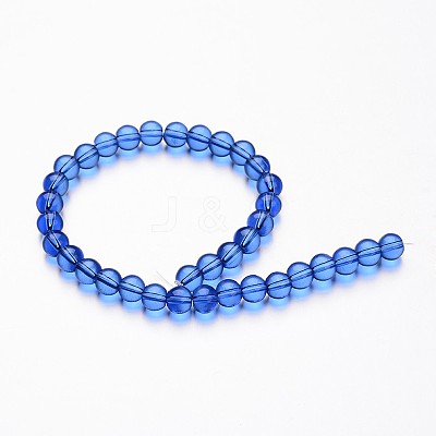 Glass Round Bead Strands X-GLAA-I028-10mm-07-1