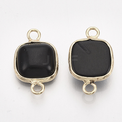 Natural Black Stone Links G-S344-69N-1