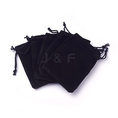 Velvet Cloth Drawstring Bags X-TP-C001-50x70mm-4-1