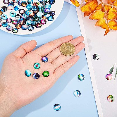 Flatback Glass Cabochons for DIY Projects GGLA-AR0001-01J-1