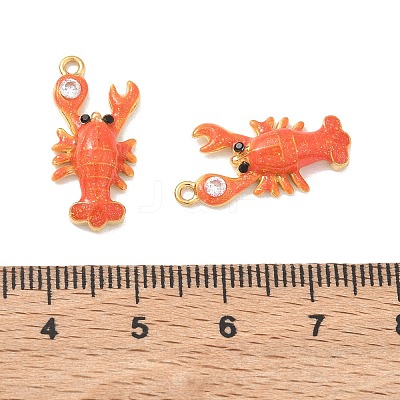 304 Stainless Steel Enamel & Glitter Powder Pendants STAS-Q119-07G-01-1