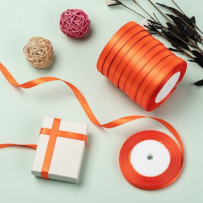Single Face Solid Color Satin Ribbon SRIB-S051-10mm-025-1
