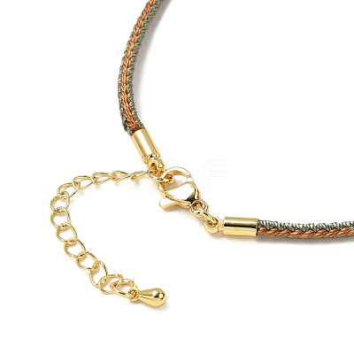 2.5MM Nylon Braided Cord Necklace Making FIND-G095-01G-18-1