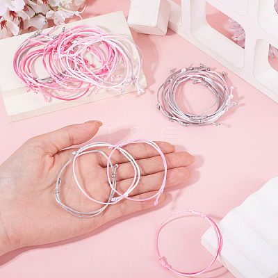 32Pcs 4 Colors Nylon Thread Bracelets Making BJEW-TAC0071-1