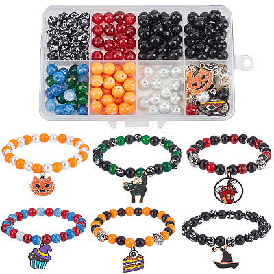 Halloween Bracelets Making Kit DIY-SC0021-91-1