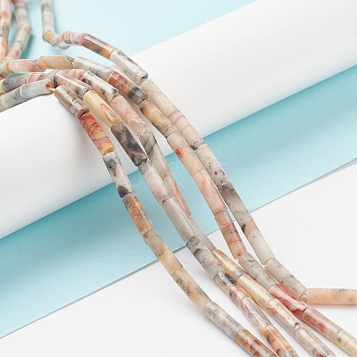 Natural Crazy Lace Agate Beads Strands X-G-F247-33-1