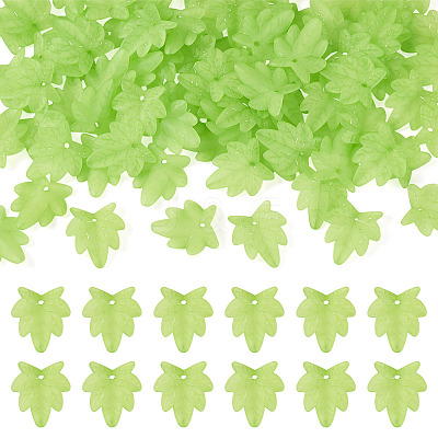 50G Frosted Acrylic Pendants FACR-TADJ0001-01B-1