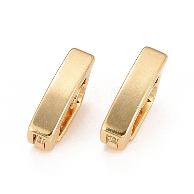 Eco-Friendly Brass Watch Band Clasps KK-M225-26G-C-1