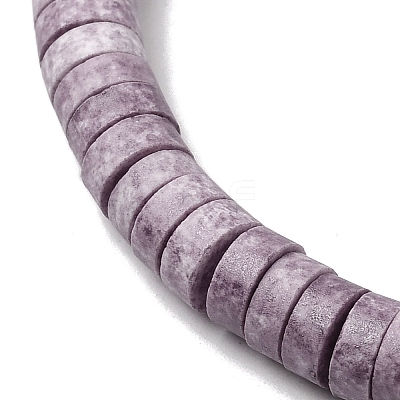 Matte Porcelain Heishi Wheel Beads Strands PR-CBA03B0-03D-1
