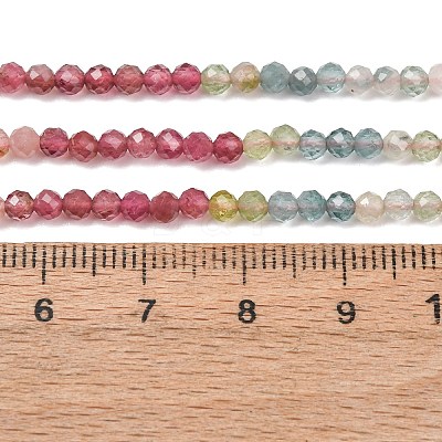 Gradient Color Natural Multicolor Tourmaline Beads Strands G-D110-A02-04-1