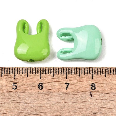 Opaque Acrylic Beads OACR-H057-02-1