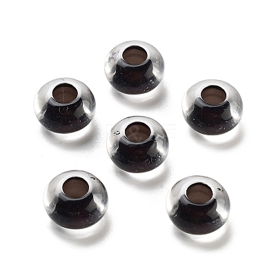 Transparent Acrylic European Beads TACR-P009-C01-05-1