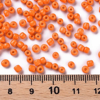 Baking Paint Glass Seed Beads SEED-S003-K4-1