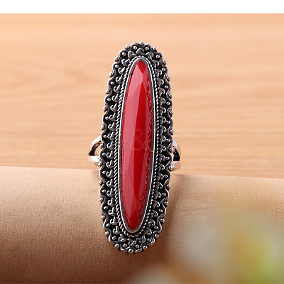 Alloy and Resin Finger Rings FS-WGB9ABA-04-1