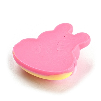 Rabbit Theme Opaque Resin Decoden Cabochons RESI-C042-01E-1