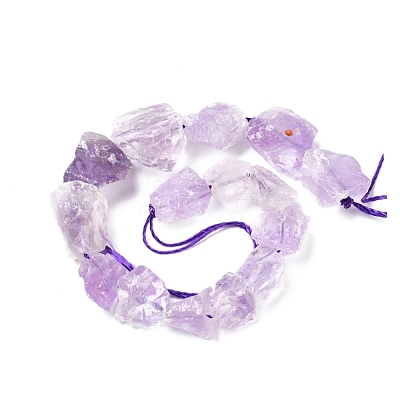 Natural Amethyst Beads Strands G-I283-E03-1