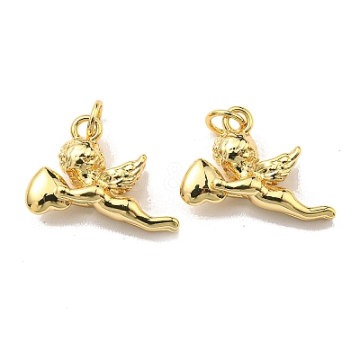 Rack Plating Brass Charms KK-D026-18G-1