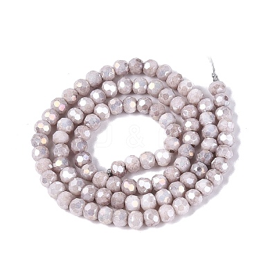 Anti-Tarnish Electroplate Glass Beads Strands EGLA-ZX010-4mm-01-1