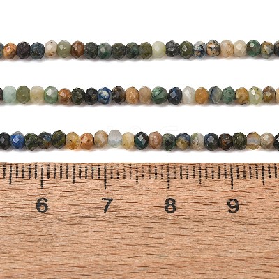 Natural Chrysocolla and Lapis Lazuli Beads Strands GG-CBA9631-C03-03A-1