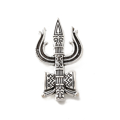 Tibetan Style Alloy Pendants PALLOY-D291-28AS-1