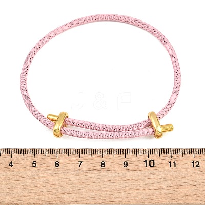 Adjustable 304 Stainless Steel Wire Rope Cord Bracelets Making AJEW-D047-01G-A-1