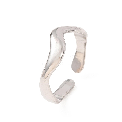304 Stainless Steel Cuff Open Rings SA-CBA4160-38P-1