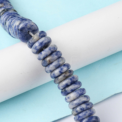 Natural Blue Spot Jasper Beads Strands G-F743-06L-1