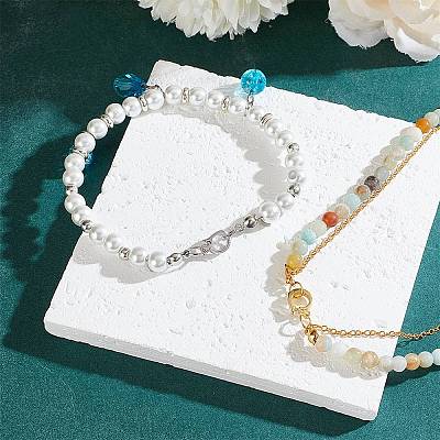 2Pcs 2 Colors 925 Sterling Silver Fold Over Clasp STER-GO0001-33-1