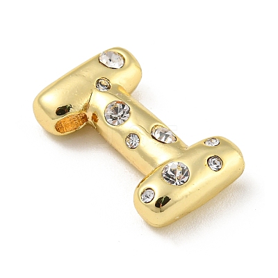 Brass Micro Pave Clear Cubic Zirconia Pendants KK-E093-04G-I-1